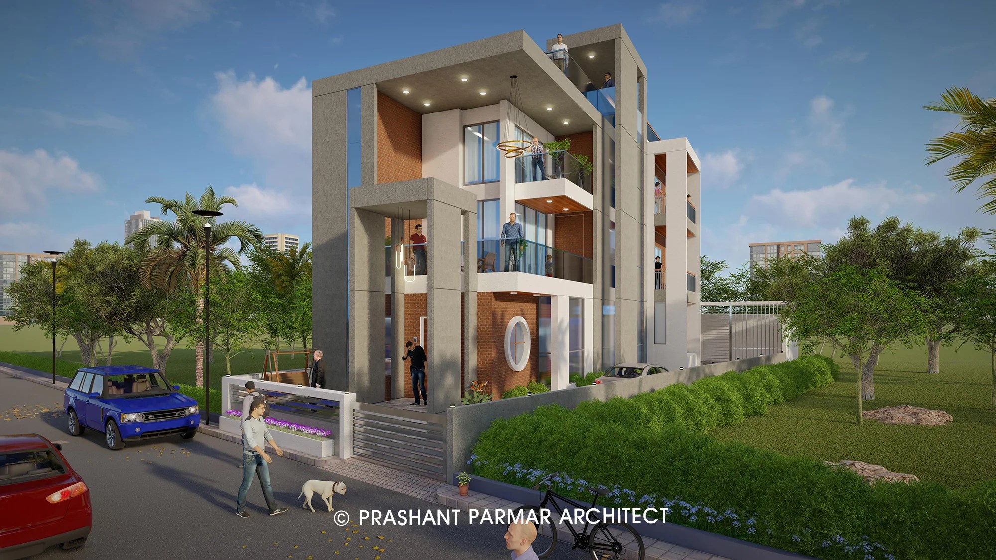 House in Maninagar Prashant Parmar Architect