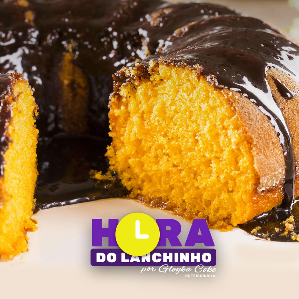 Bolo de cenoura funcional com cacau Blog Prato Mágico