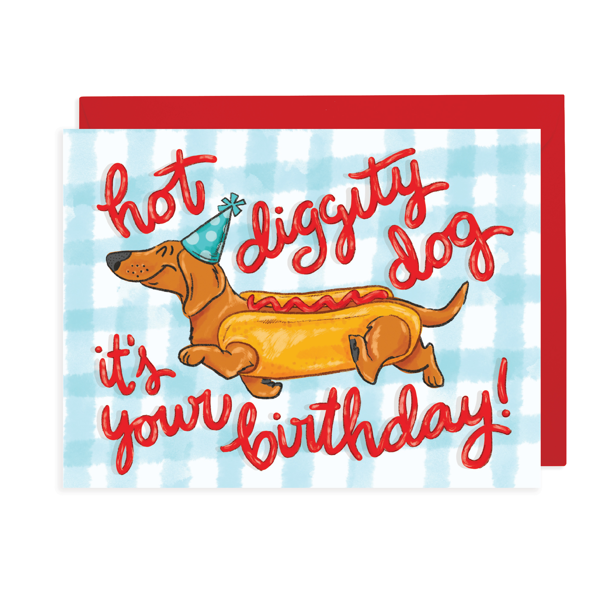 Hot Diggity Dog Card Praxis Design Studio