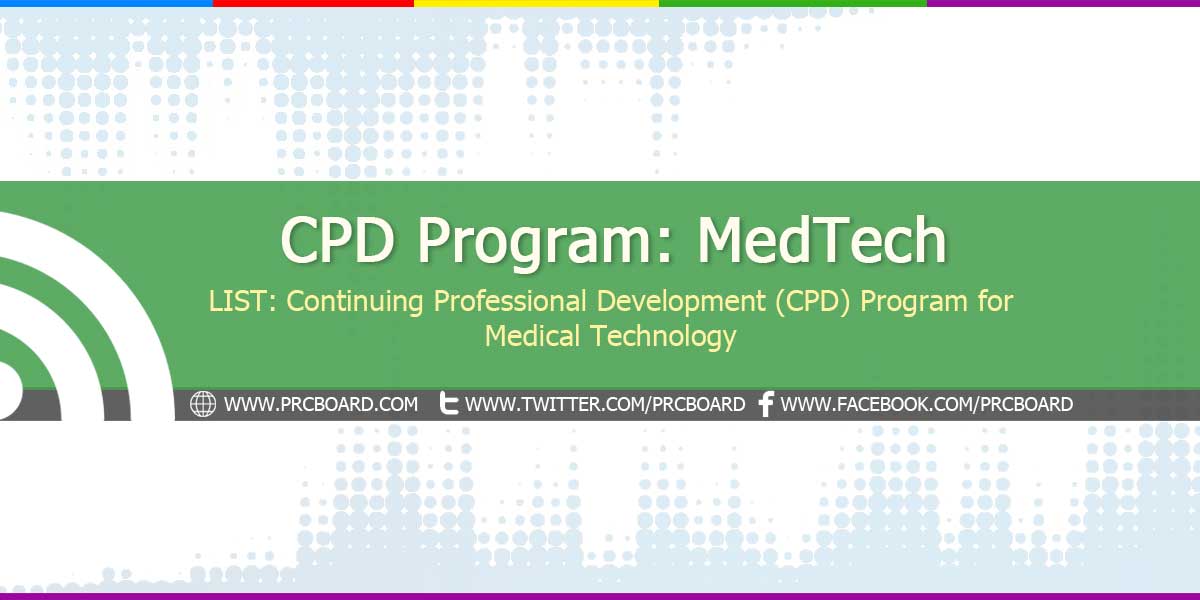 CPD Accredited Programs for MedTech