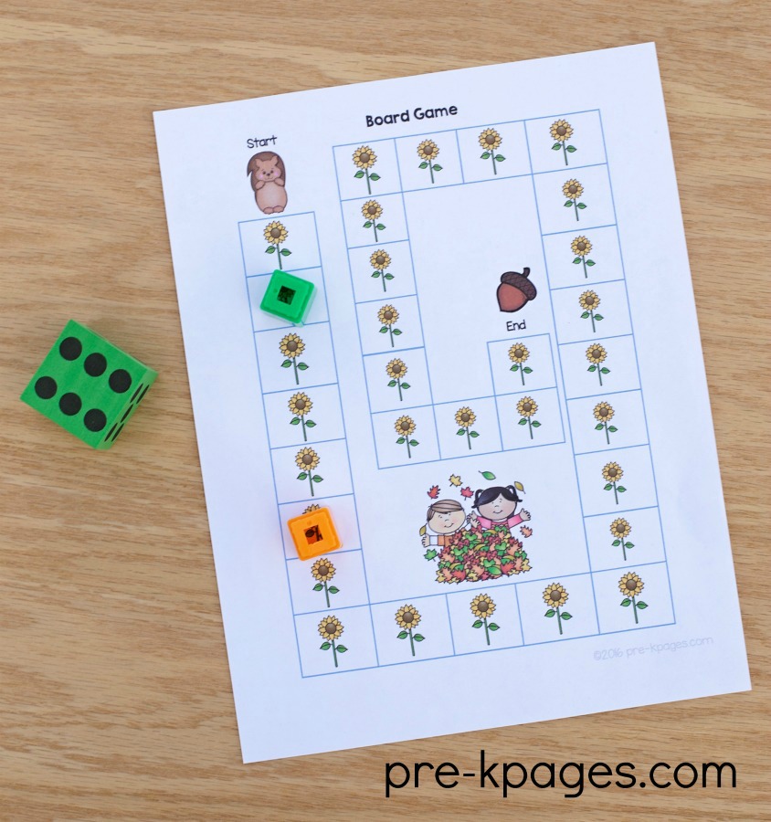 Fall Theme Preschool Activities
