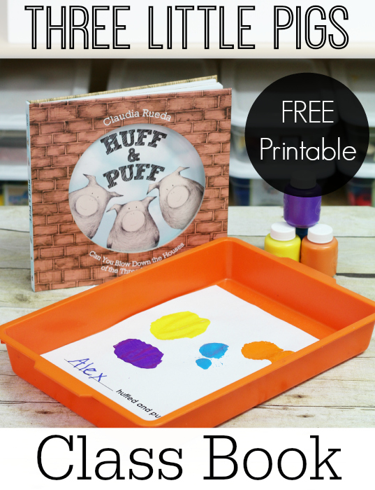 The Three Little Pigs Printable Class Book Activity