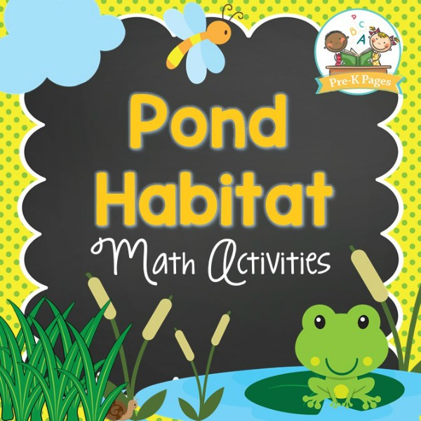 Pond Math Preview PreK Pages