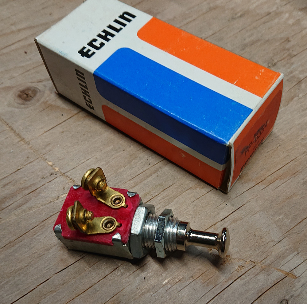 Push/Pull Switch Pre Sixties Vintage Auto SupplyPre Sixties Vintage
