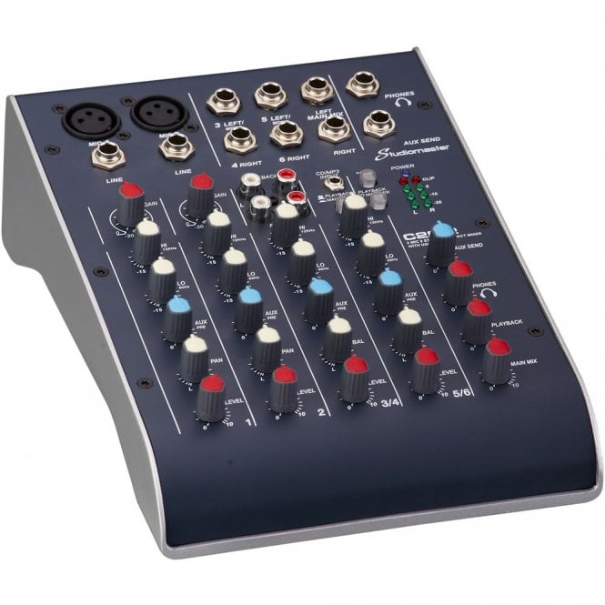Studiomaster C2S2 Compact Mixer with USB Amplifiers & Mixers from