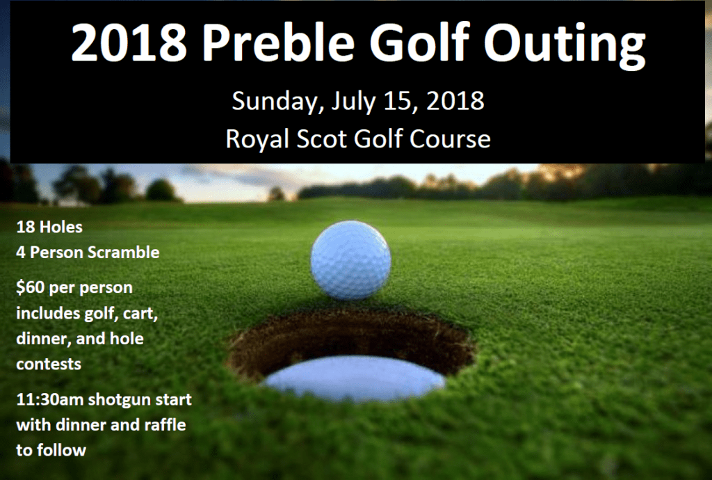 Outing Green Bay Preble Golf