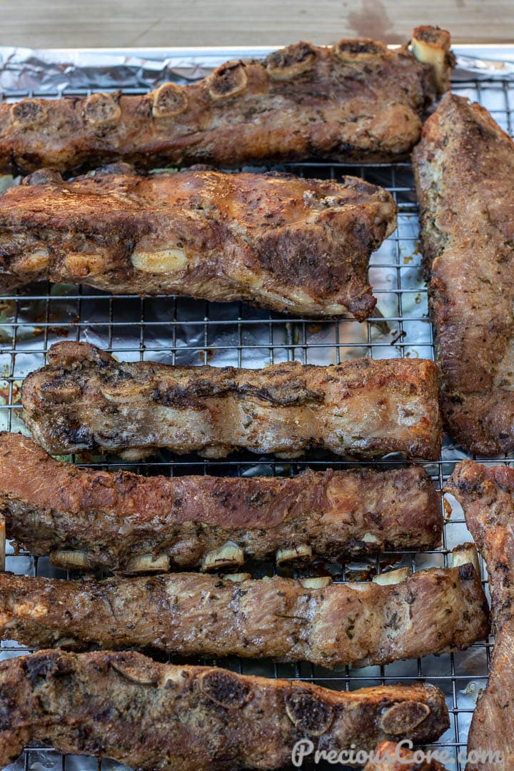Baked Dry Rub Ribs Precious Core