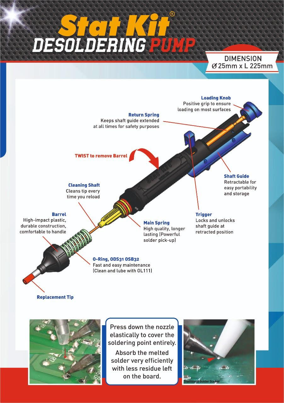 Desoldering Pumps Precious Electronics