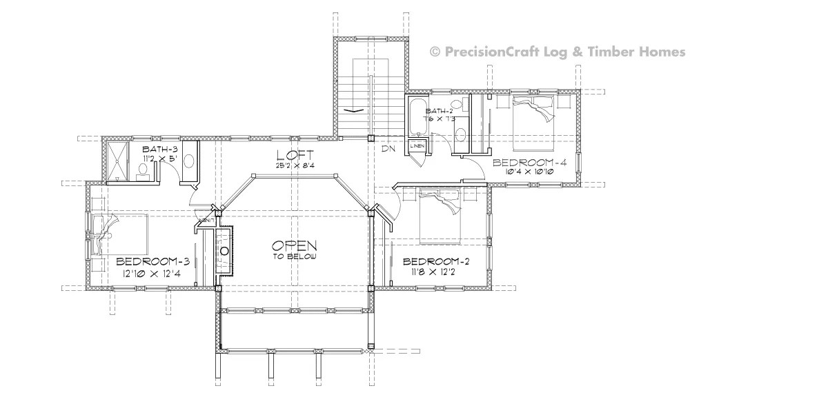 Timberbrook Timber Home Plan Vacation Home