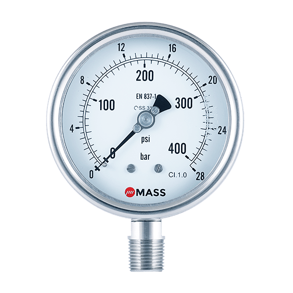 WPS Open Front Process Pressure Gauge at the best price by Precision Mass