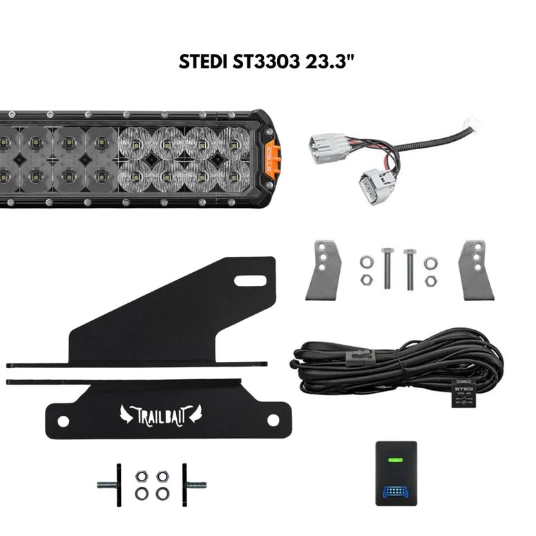Trailbait Isuzu DMax BehindGrille Light Bar precisionoffroad4x4