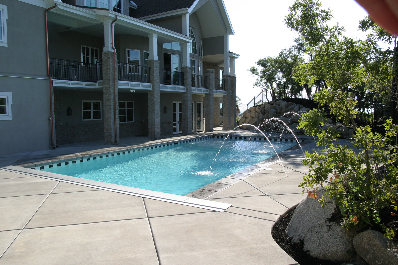 Swimming Pool Before & After Precision Pools & Spas
