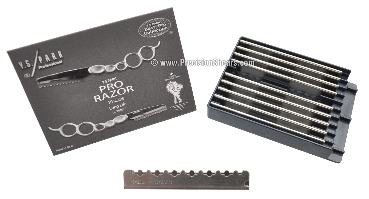 YS Park Cool Razor Blades Box 10 Blades Precision Shears