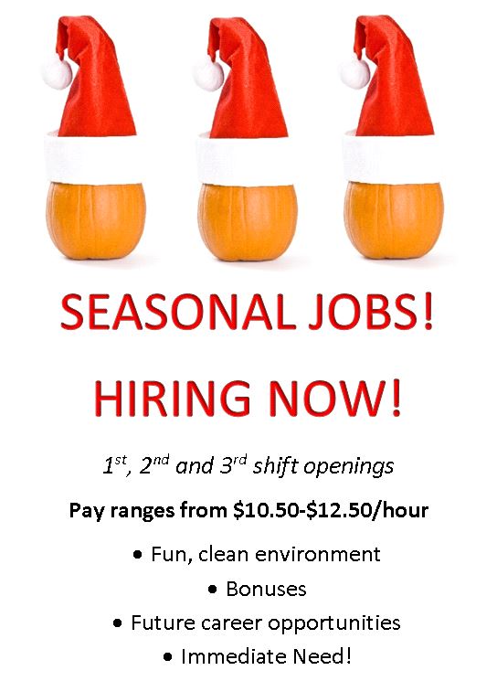 SEASONAL JOBS IMAGE Precision Staffing, Inc.