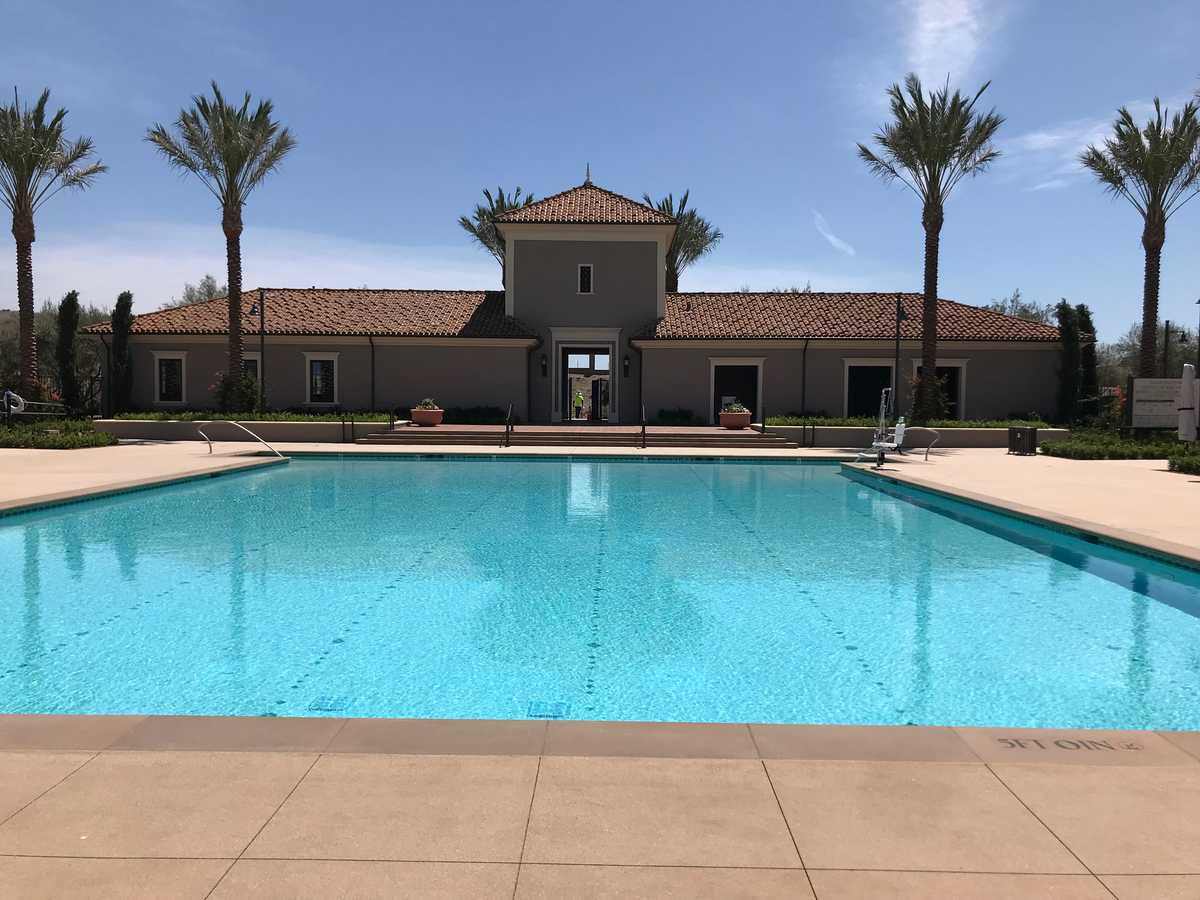 Highland Pool Park Irvine Precision Wallcovering & Painting