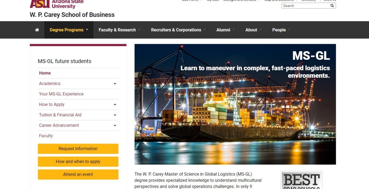 Top 30 Supply Chain Masters Programs in 2020 in 2020 Reviews