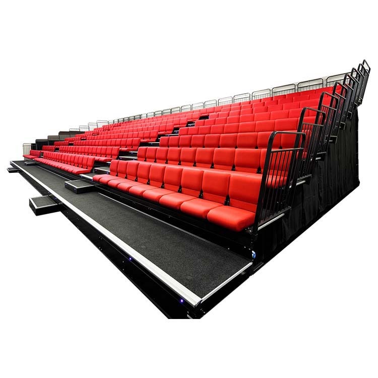 Telescopic Seating Retractable Platforms Bleachers