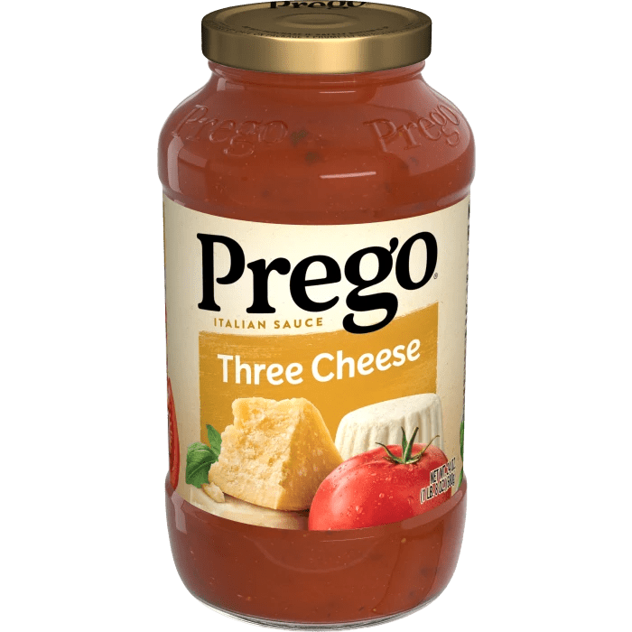 Salsa para pasta Tres Quesos (Three Cheese Pasta Sauce) Prego