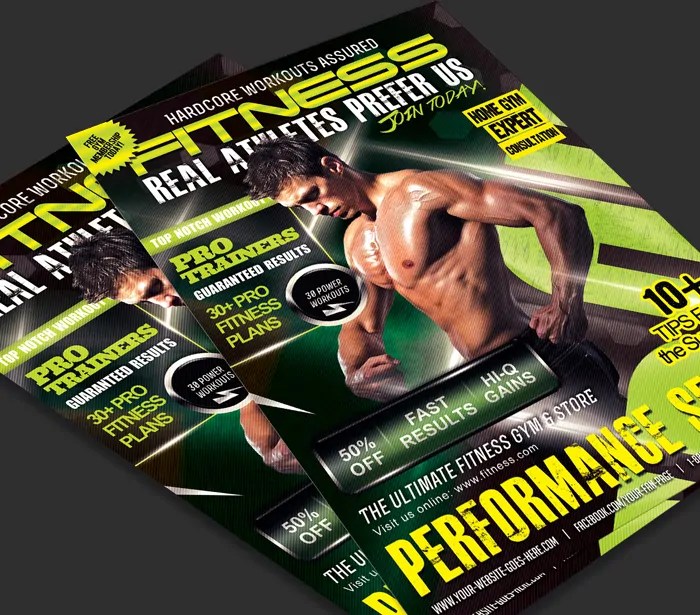 Ultimate Fitness Flyer Premade Pixels