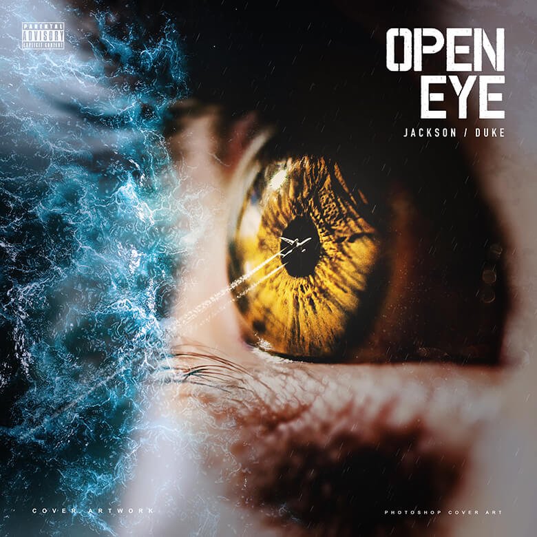 Open Eye Premade Cover Art PSD