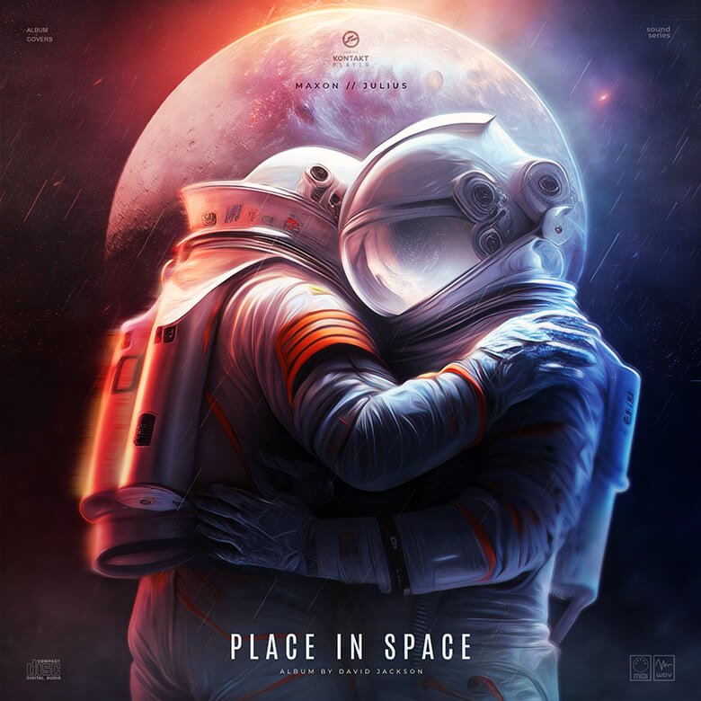 Place in Space Premade Cover Art PSD