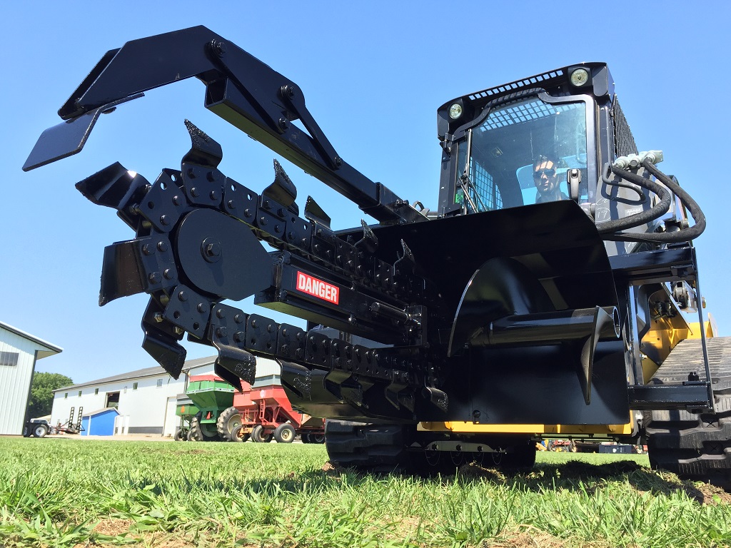 Trencher Attachments for Skid Steer Loaders Premier
