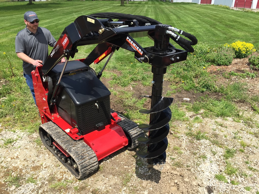 Mini Skid Steer Earth Auger Systems Premier Auger