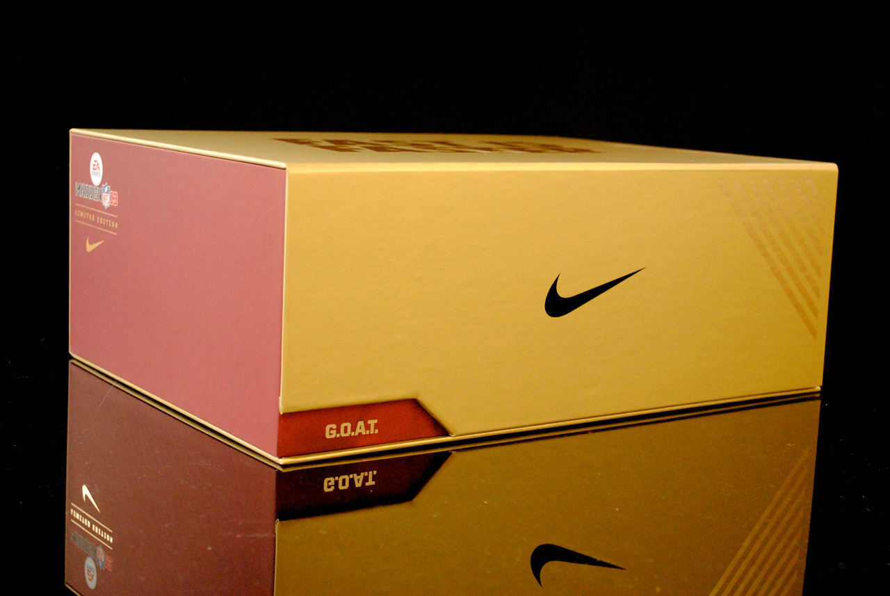 Nike Gold "Fast is Fastest" NFL Box Premier Press