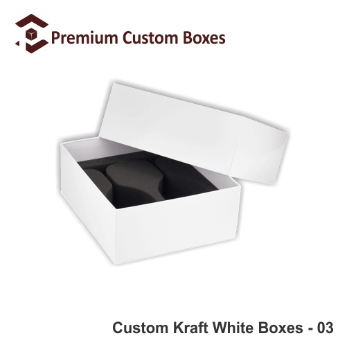 Custom Kraft White Boxes Premium Custom Boxes Kraft White Box