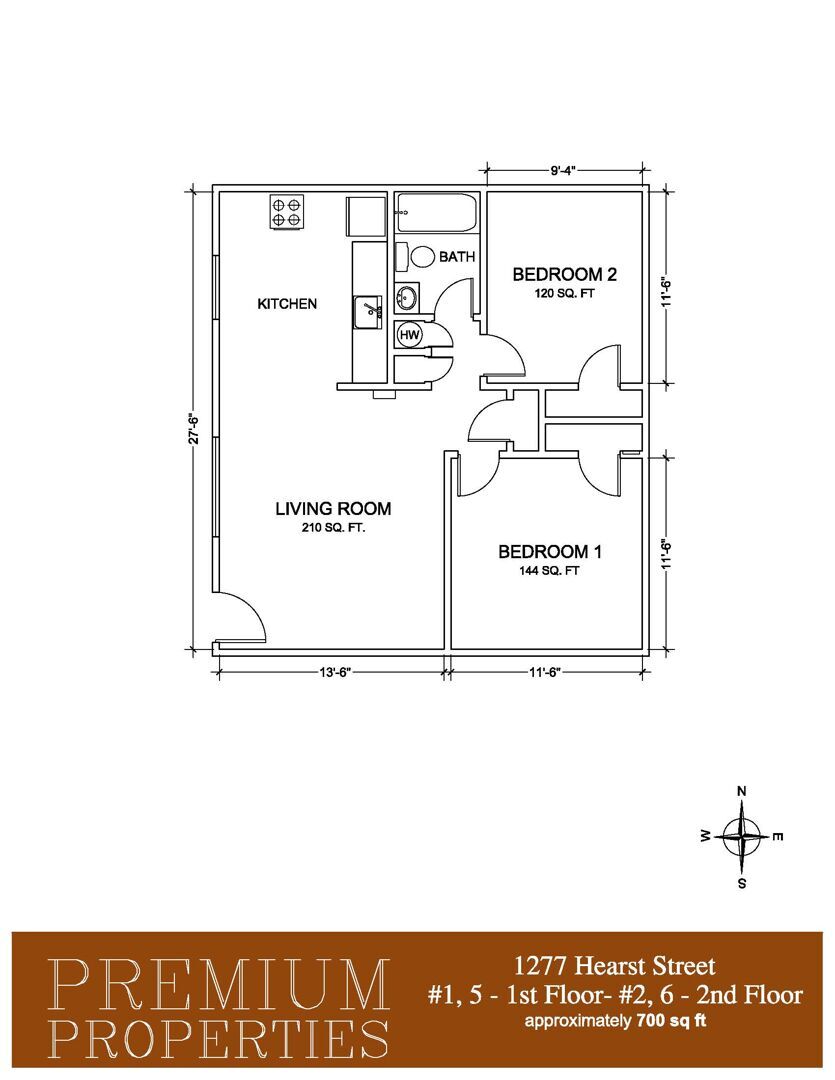 Hearst Apartments(Unit6)BerkeleyPremium Properties