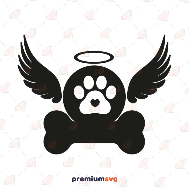 Pet Dog Memorial SVG Cut File, Dog Loss SVG PremiumSVG