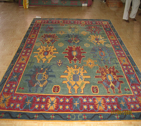 Handmade Nepalese Carpet 11.98 X 9.06 KNOTS 100 PremLa Boston MA