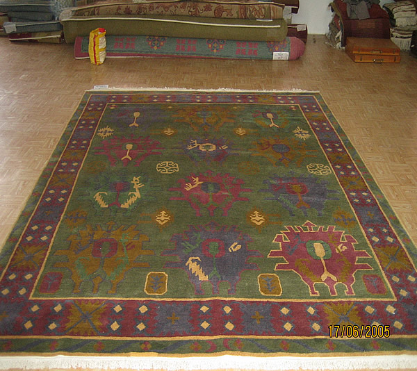 Handmade Nepalese Carpet 9.11 X 8.00 KNOTS 60 PremLa Boston MA