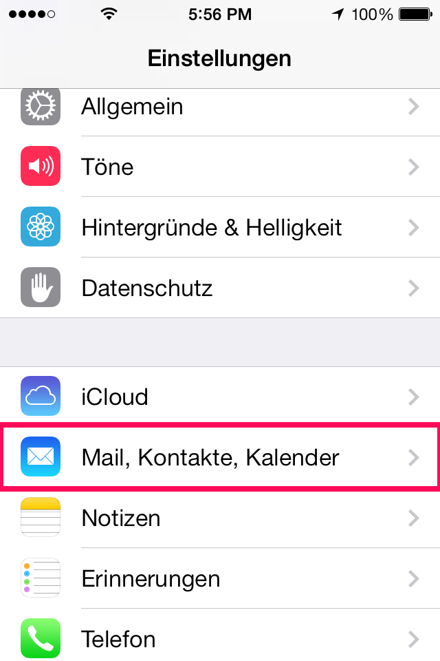 iPhone und iPad mit Google Kalnder, Mail & Kontakte synchronisieren