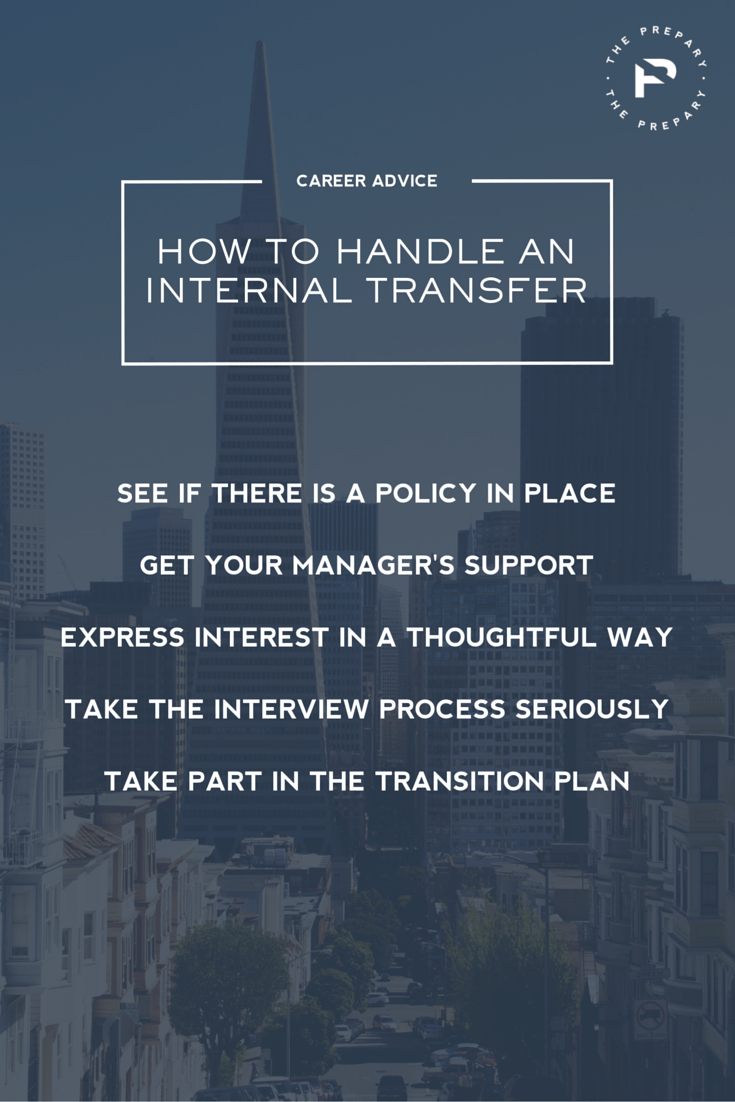 How to approach internal transfers The Prepary The Prepary