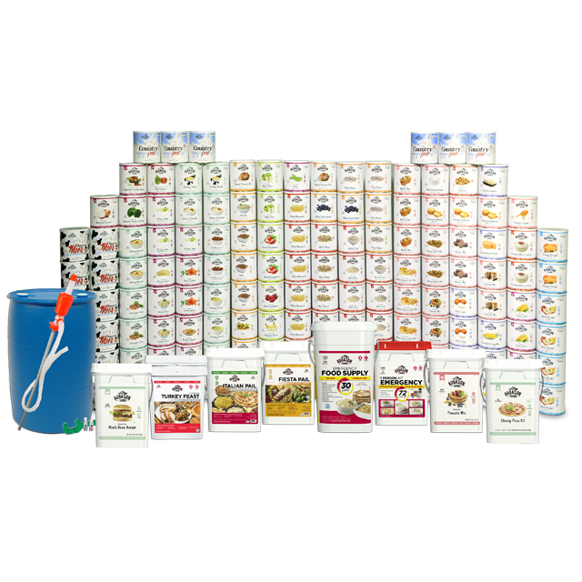 Mark's Ultimate 1 Person 1 Year Food and Water Supply Prepper Support