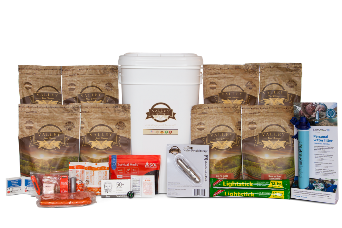 Premium Family 72 Hour Kit Valley Food Storage Prepper Support