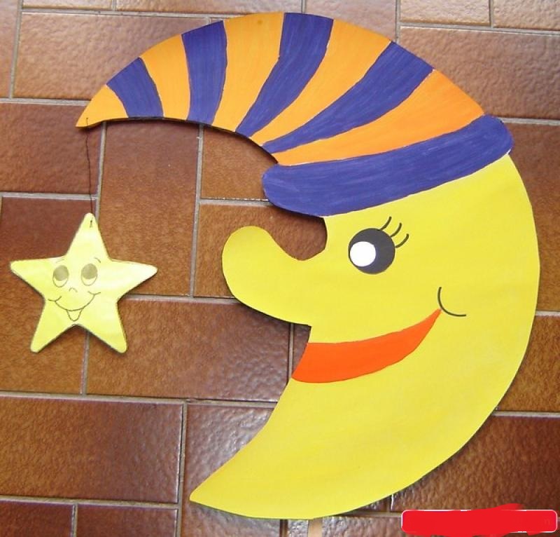 Yellow Moon Christmas Crafts Crafts,Actvities and Worksheets for Preschool,Toddler and Kindergarten