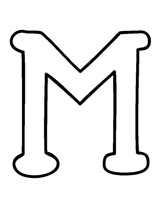 free letter m coloring pages forpreschool Preschool Crafts