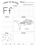 pic Letter Of The Day Worksheet letter of the day worksheets