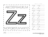 Letter Z Preschool Printables - Preschool Mom