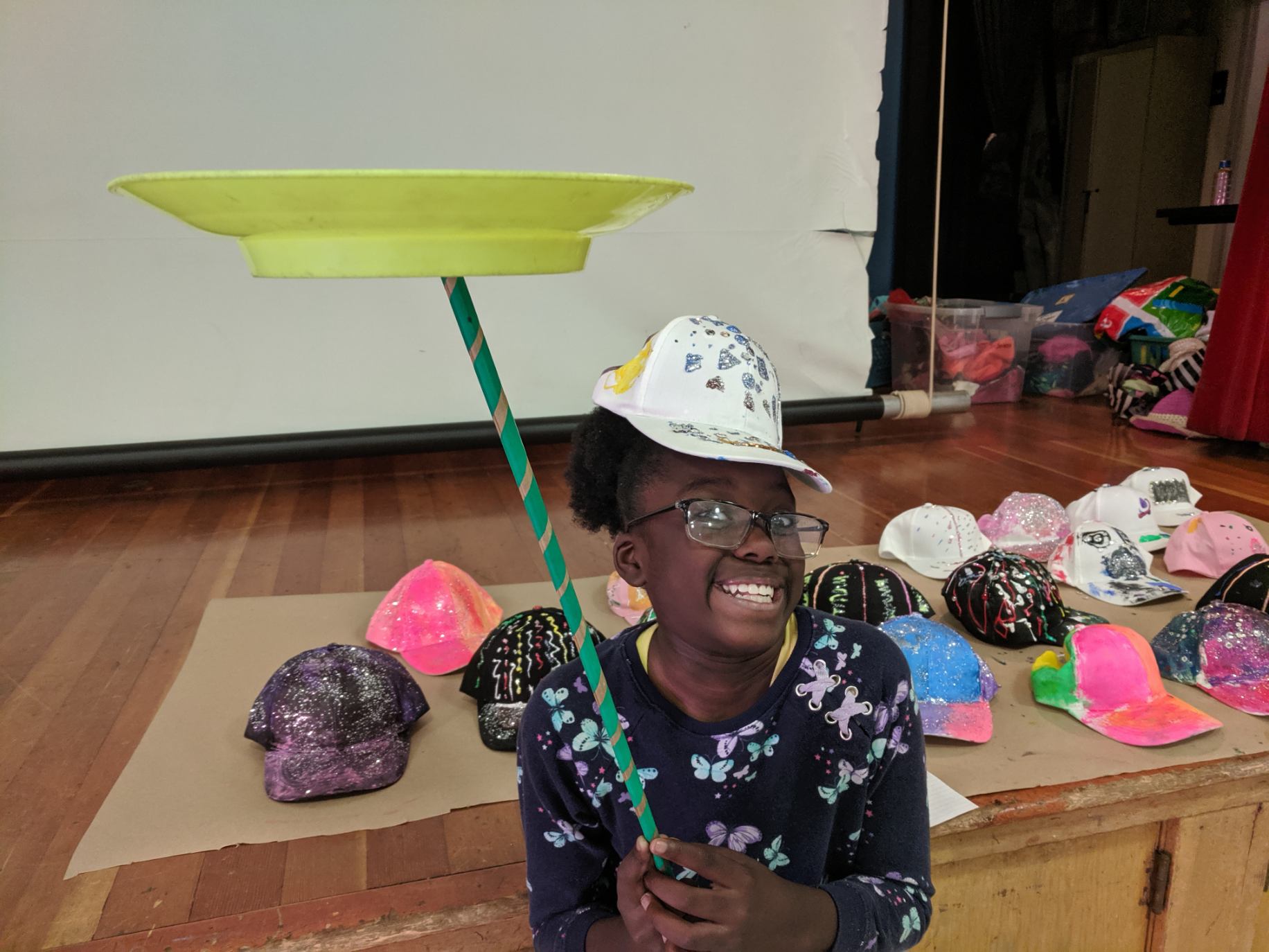 7/2/19. Hat Making Prescott Circus Theatre