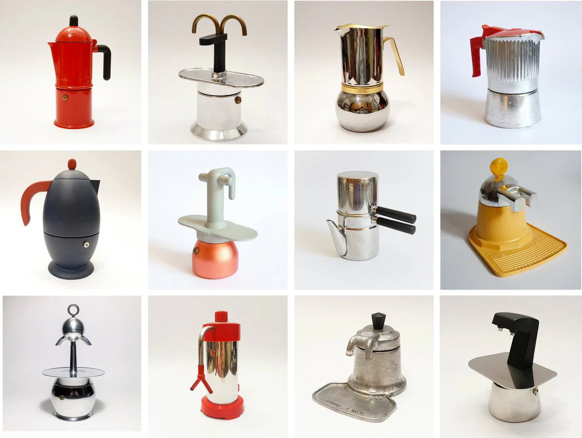 Typology of Coffee Makers. Present & Correct