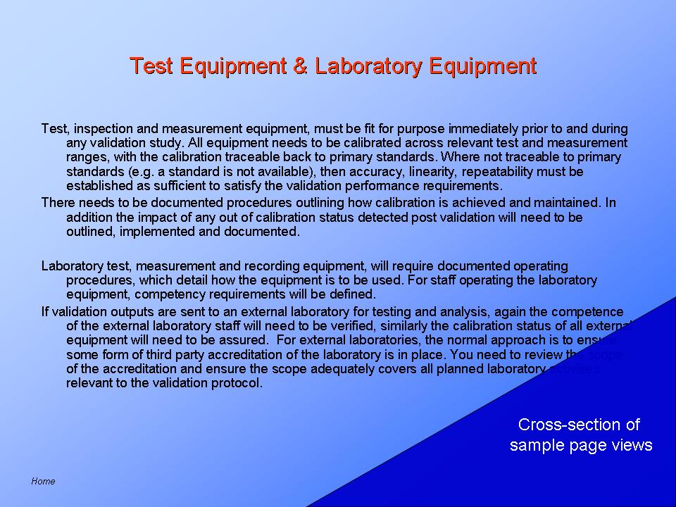 test equipment validation PresentationEZE