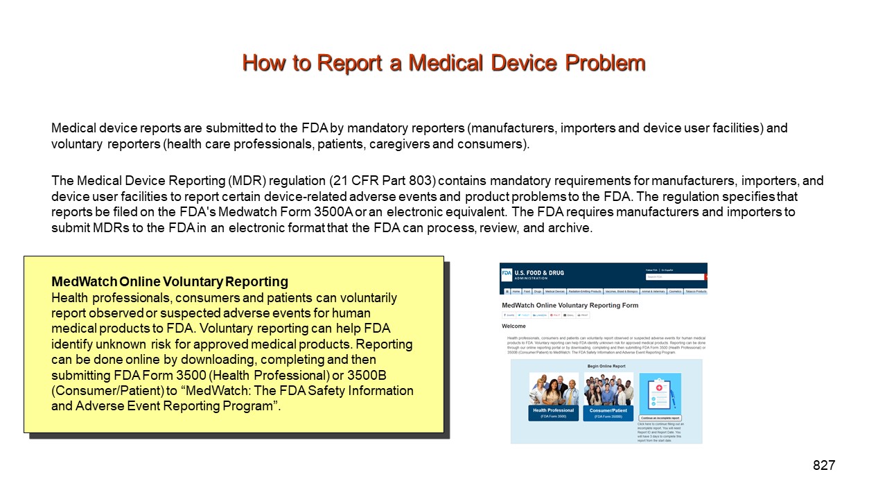 Medical Device Reporting PresentationEZE