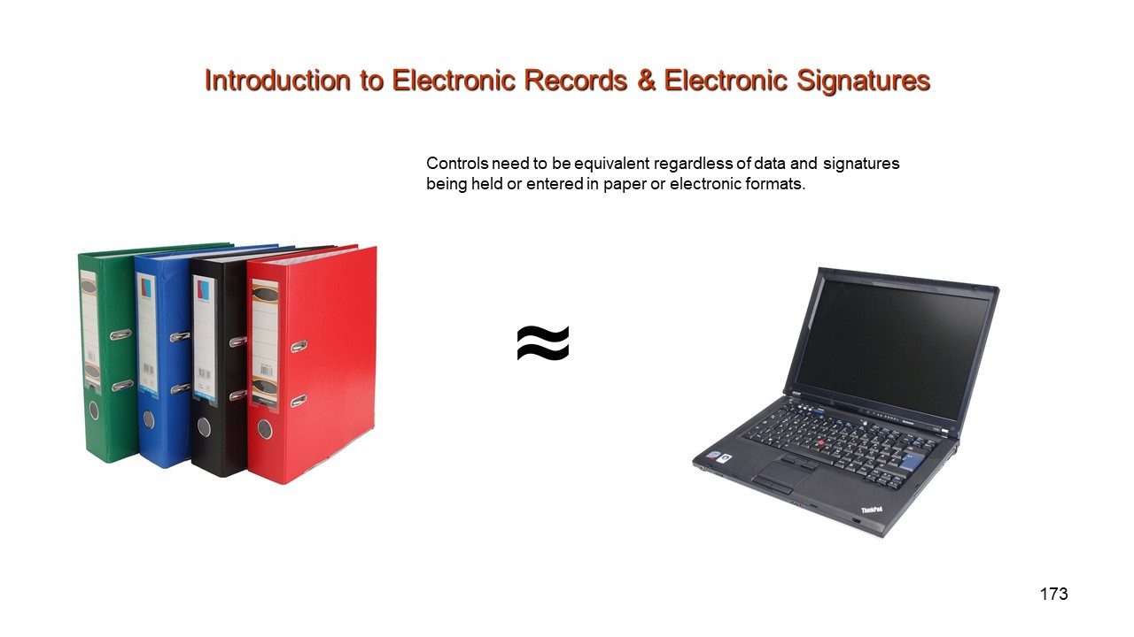 FDA Part 11 Electronic Records Electronic SignaturesPresentationEZE