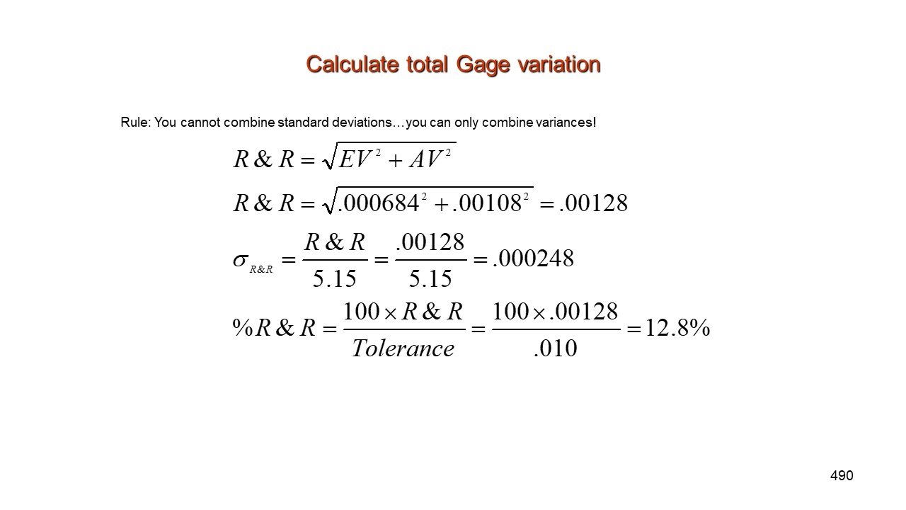 Gauge Repeatability Reproducibility Gauge R and R AnalysisPresentationEZE
