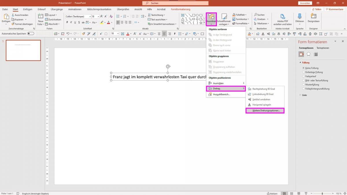 Profitipp PowerPoint Bild spiegeln