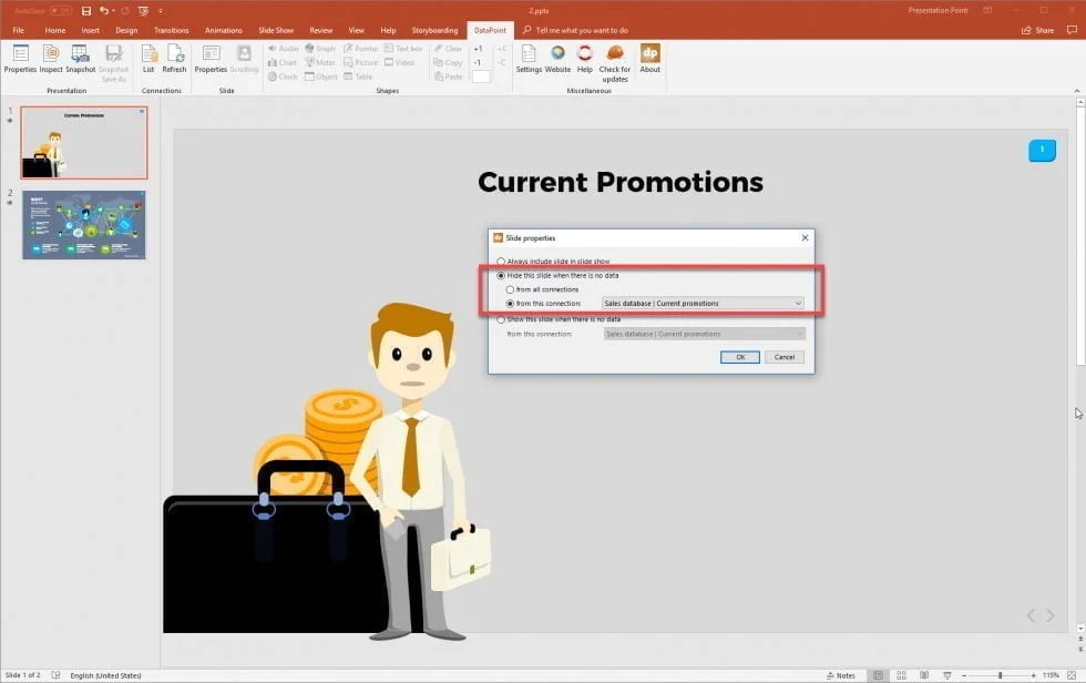 The Magic to Show or Hide PowerPoint Slides Dynamically • PresentationPoint