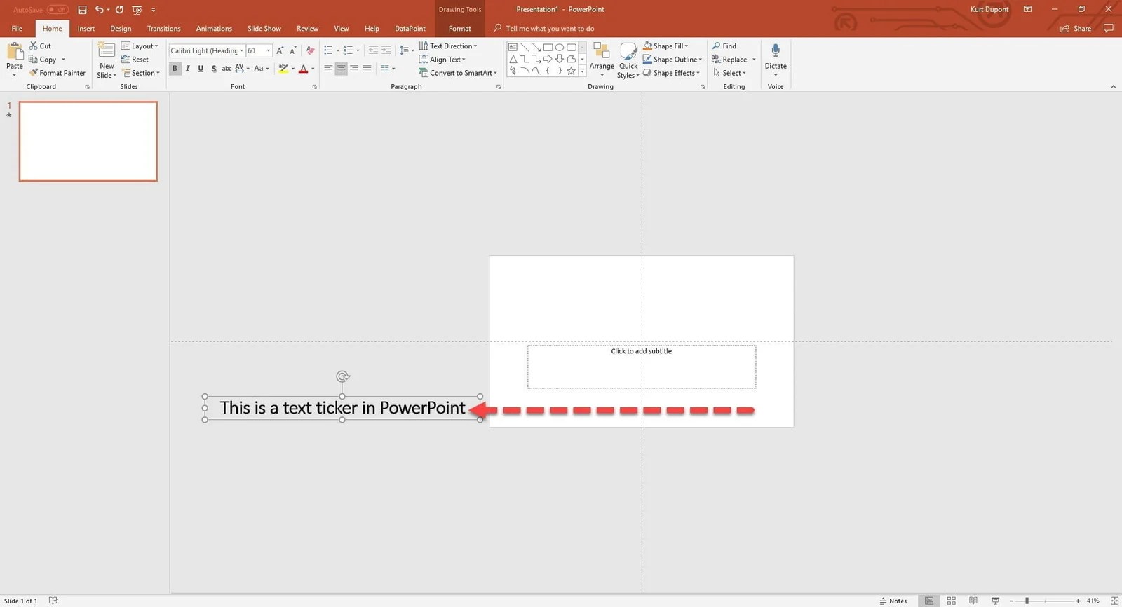 PowerPoint Ticker Text Animation 3 Easy Methods • PresentationPoint